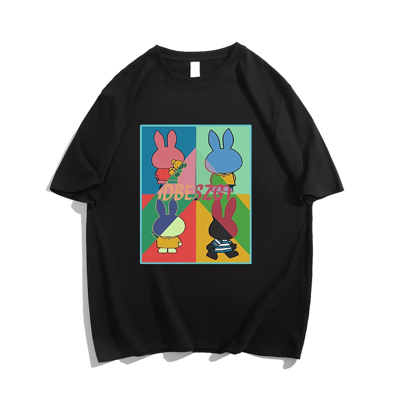 NRVP Áo Thun Tay Ngắn In Hình Thời Trang Đường Phố Hàn Quốc Mới Cho Nữ