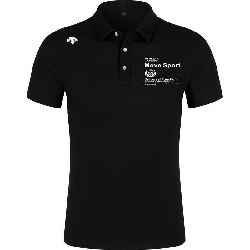 Áo Thun polo Tay Ngắn Bằng Vải Cotton Mỏng In Hình DESCENTE Disante Phong Cách Mới 2023 Dành Cho Bạn Nam