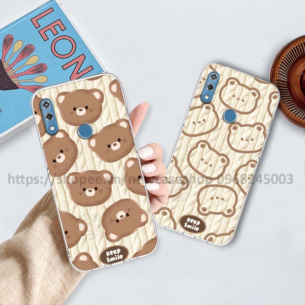 Ốp lưng Vsmart Star / Star 3 / Star 4 in hình họa tiết len Bear Cute