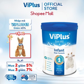 Sữa bột dê công thức viplus goat số 1 - 800g - date 12.2023