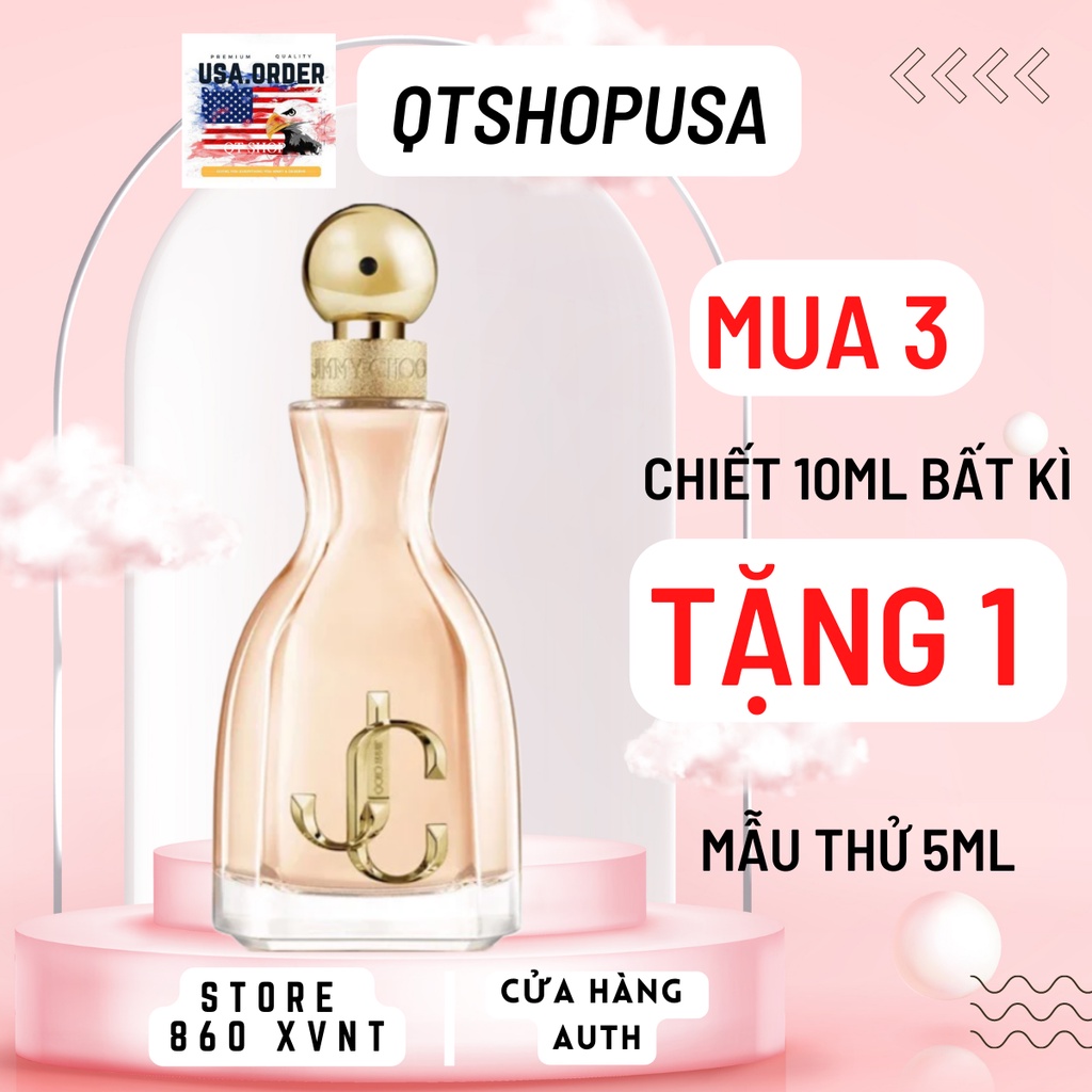 (Tiệm Auth) Nước hoa chiết nữ I want Choo chính hãng