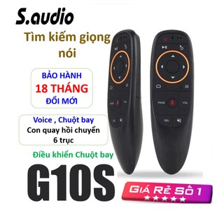 điều khiển giọng nói tv box G10S tích hợp giọng nói chuột bay , con quay hồi chuyển 6 trục  - Hàng Chính Hãng