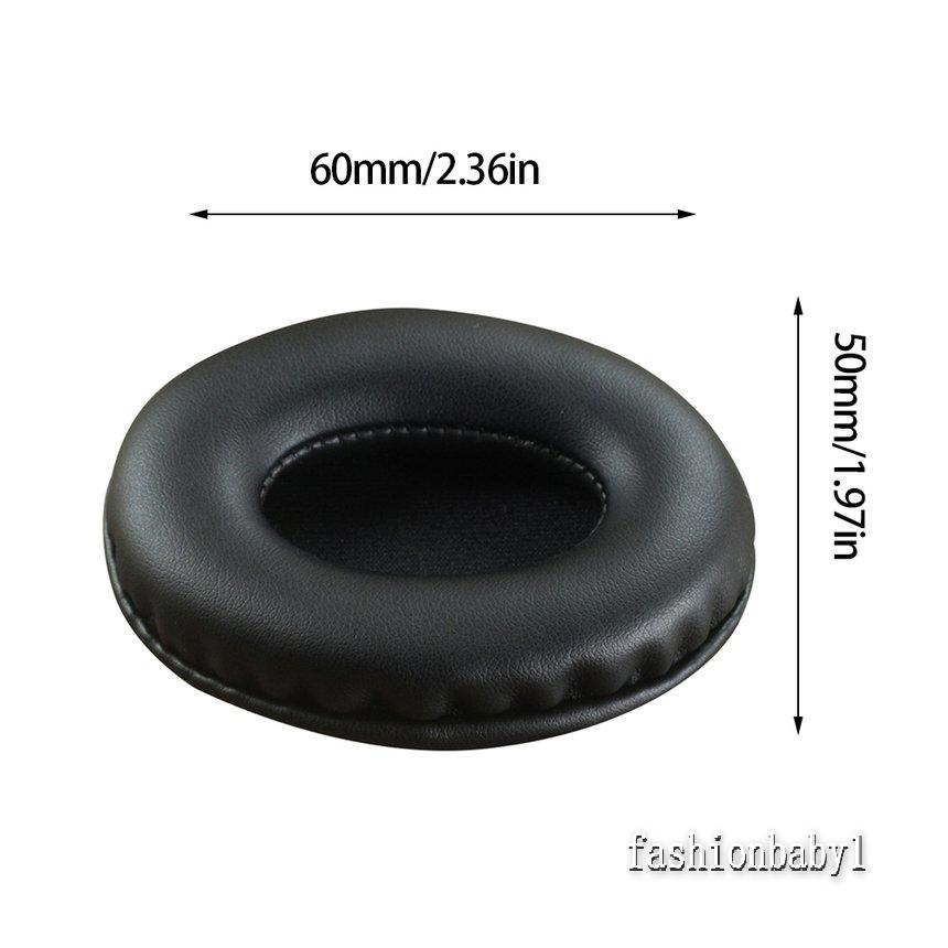 Oval Earphone Ear Cushion Headset Earmuffs Leather Headphone Covers Earpads Pads Ear Cups Replacement Cover Sponge Case