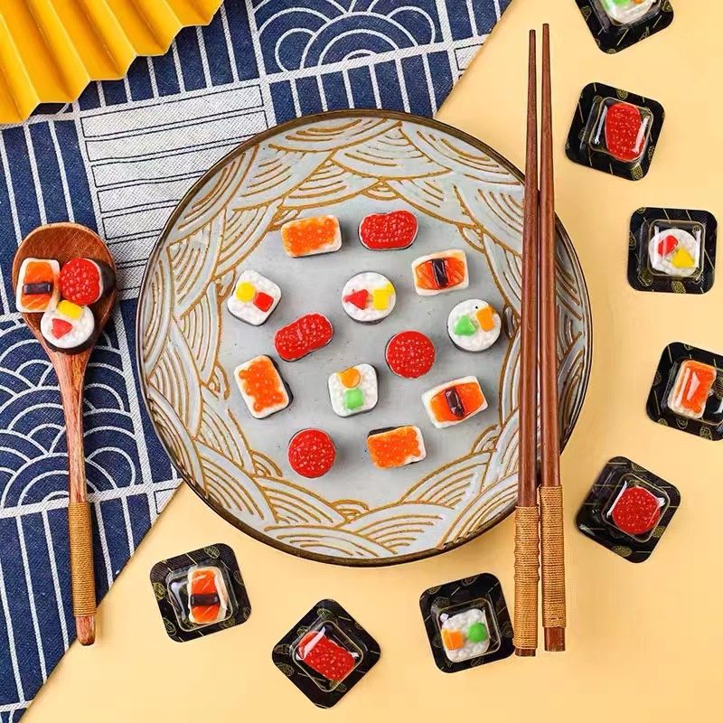 10 Kẹo dẻo hình đồ ăn sushi trái cây ăn được dành cho trẻ em