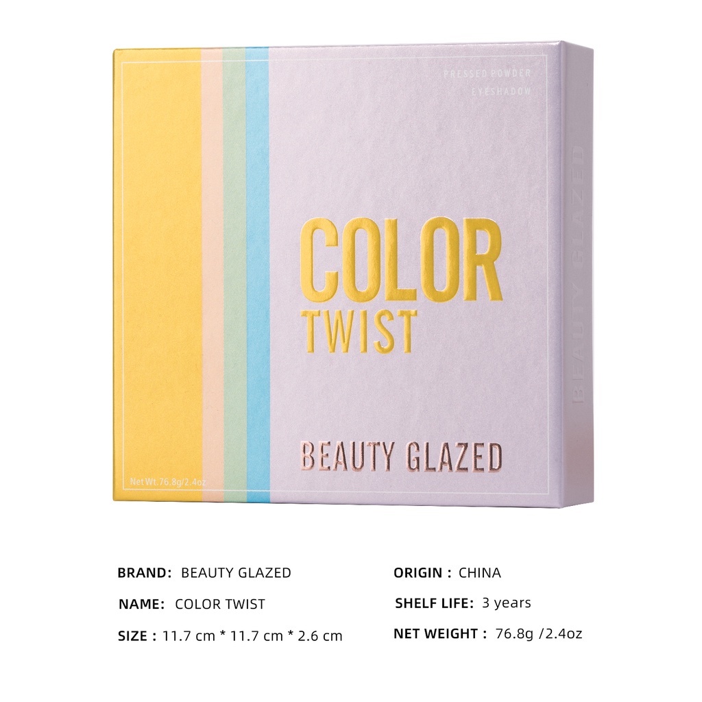 Bảng Phấn Mắt BEAUTY GLAZED 64 Màu Tông Nhũ Và Lì Trang Điểm Lâu Trôi