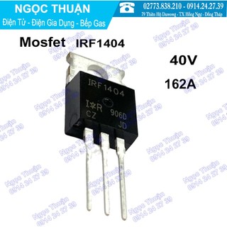 mosfet IRF1404 KÊNH N  162A 40V