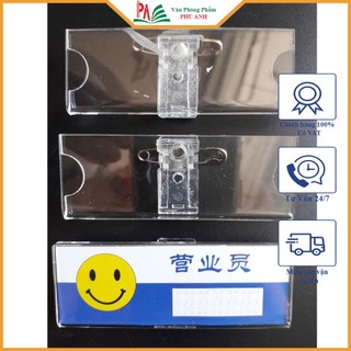 Bảng tên mica,thẻ nhân viên cài ngực