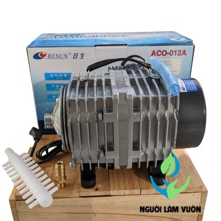 Máy thổi oxy, máy sục oxy hồ cá công suất lớn 390w - 22 đầu chia khí chính hãng RESUN
