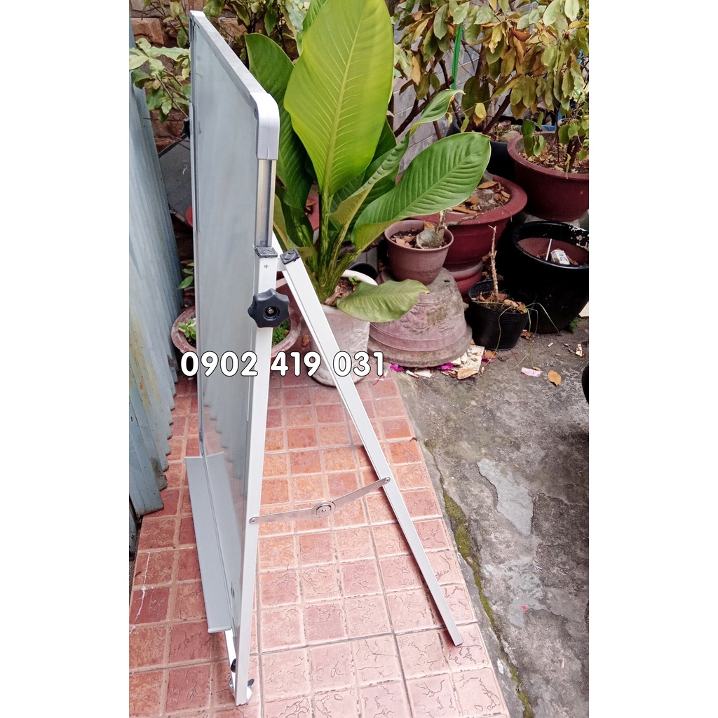 Bảng Filpchart Kẹp Giấy, Chân Gấp có bánh xe di chuyển - 60x100cm