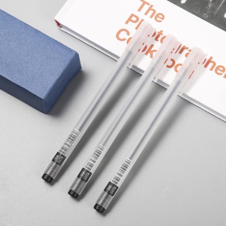 Bút gel vỏ nhám ngòi 0.5mm bút bi nước nhanh khô cao cấp bút mực gel viết trơn văn phòng phẩm