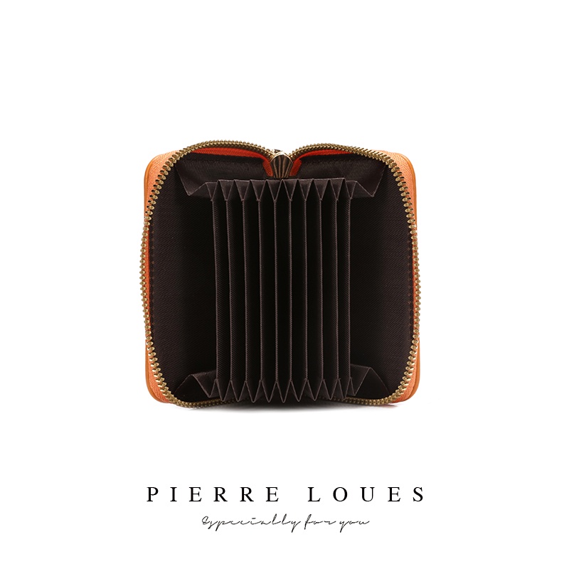 Ví mini PIERRE LOUES đựng tiền xu nhiều ngăn thời trang dành cho nữ