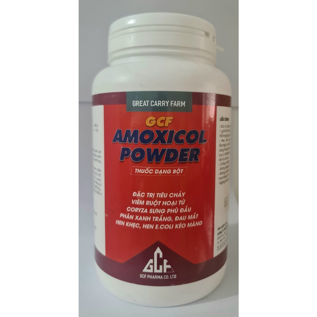 1kg Amox 50% CLAMOX W.S.P sản xuất cty Omega pharma hàng chuyên dùng cho trại dạng lon 1kg