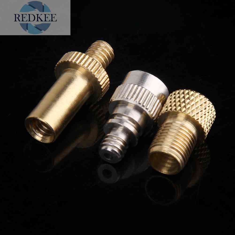Bộ Chuyển Đổi Van Presta Sang Schrader + Ống Nối Van Presta Cho Xe Đạp