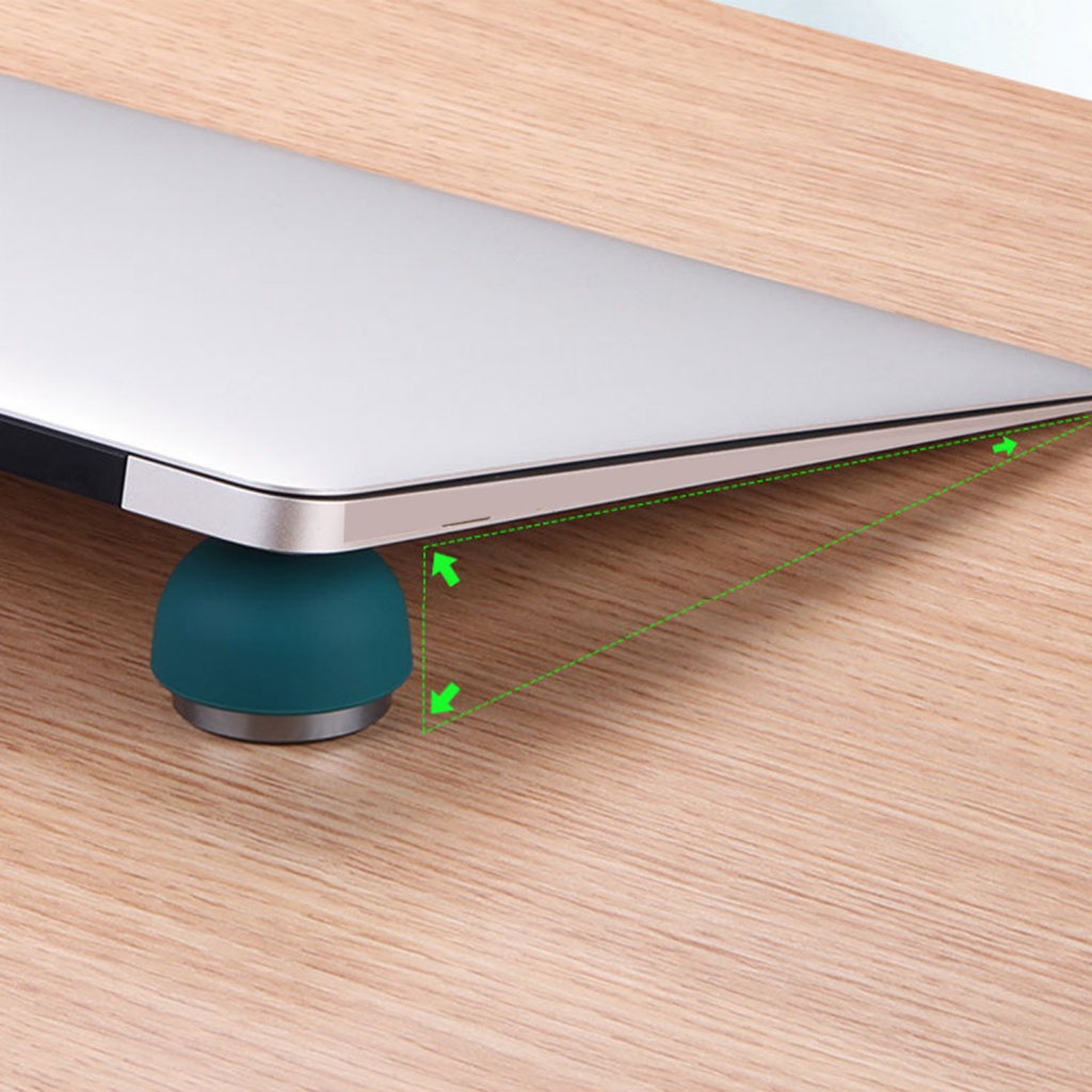 Bộ 2 Giá Đỡ Máy Tính Bằng Silicon Hình Nấm / Hoa Hướng Dương Nhỏ Gọn