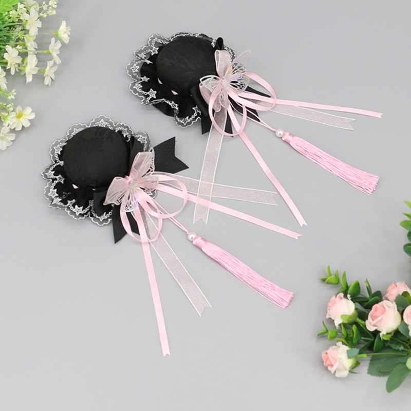 Kẹp Tóc Hình Nơ Giả Mừng Năm Mới Ngọt Ngào