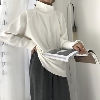 Áo len cổ cao dáng rộng <5 màu_order>