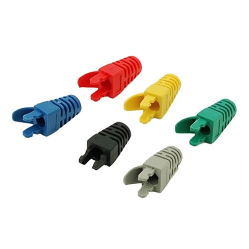 Set 10 Vỏ Bọc Bảo Vệ Đầu Nối Dây Cáp Mạng RJ45 Cat5 Hình Hoa Hướng Dương