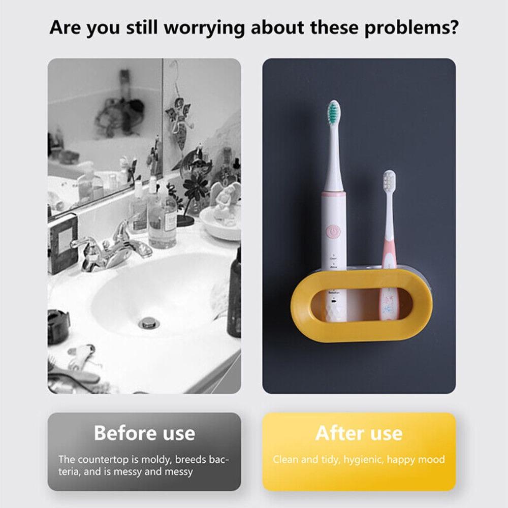 Giá Đỡ Bàn Chải Đánh Răng Điện Gắn Tường Tiện Lợi
