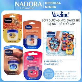 [Đủ Mùi] Sáp Dưỡng Môi Vaseline Lip Therapy Các Loại(7g)