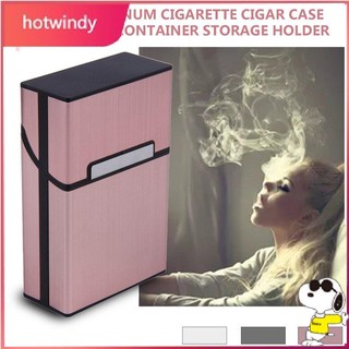 【88Fast delivery】Light Aluminum Cigarette Cigar Case Pocket Box Container Storage Holder