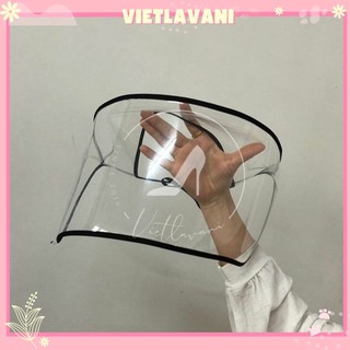 Miếng chắn đa năng chống dịch Plastic Nhật dẻo cao cấp , ngăn vi khuẩn , nước bọt , dùng được cho cả nón bảo hiểm