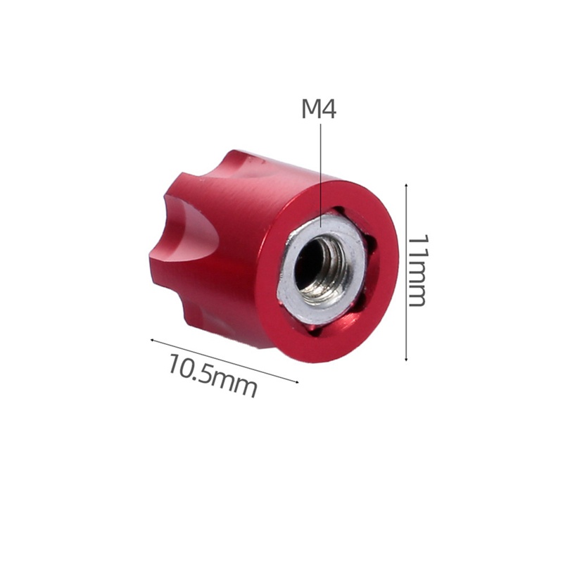 Set 4 Đai Ốc M4 Cho Xe Điều Khiển Từ Xa Axial SCX10 90046 Traxxas TRX4 D90 MST Nâng Cấp 2