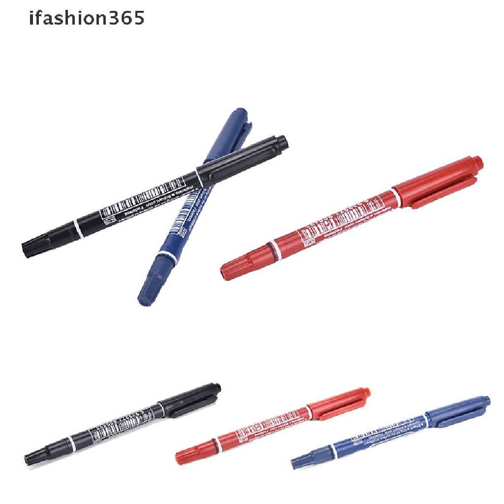 [ifashion365] Bút Lông Đánh Dấu Hai Đầu Có Dây Móc Cho Đĩa CD DVD Media Bút Đánh Dấu Độ Sáng Cao Phong Cách Doanh Nhân Mới Cho Văn Phòng Bút Đánh Dấu Mini Tiện Dụng