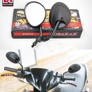 Gương tai meo, tai thỏ xe máy Osakar kiếng nhỏ gọn, chân ngắn