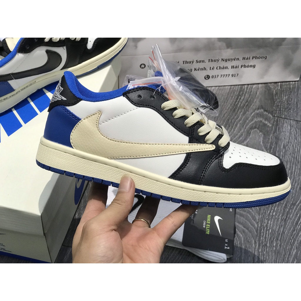 Siêu Phẩm Giày Thể Thao Sneaker J/D Tra/Vis Xanh Thấp Siêu Hot Cao Cấp Ảnh Thật + freeship + Tặng Tất