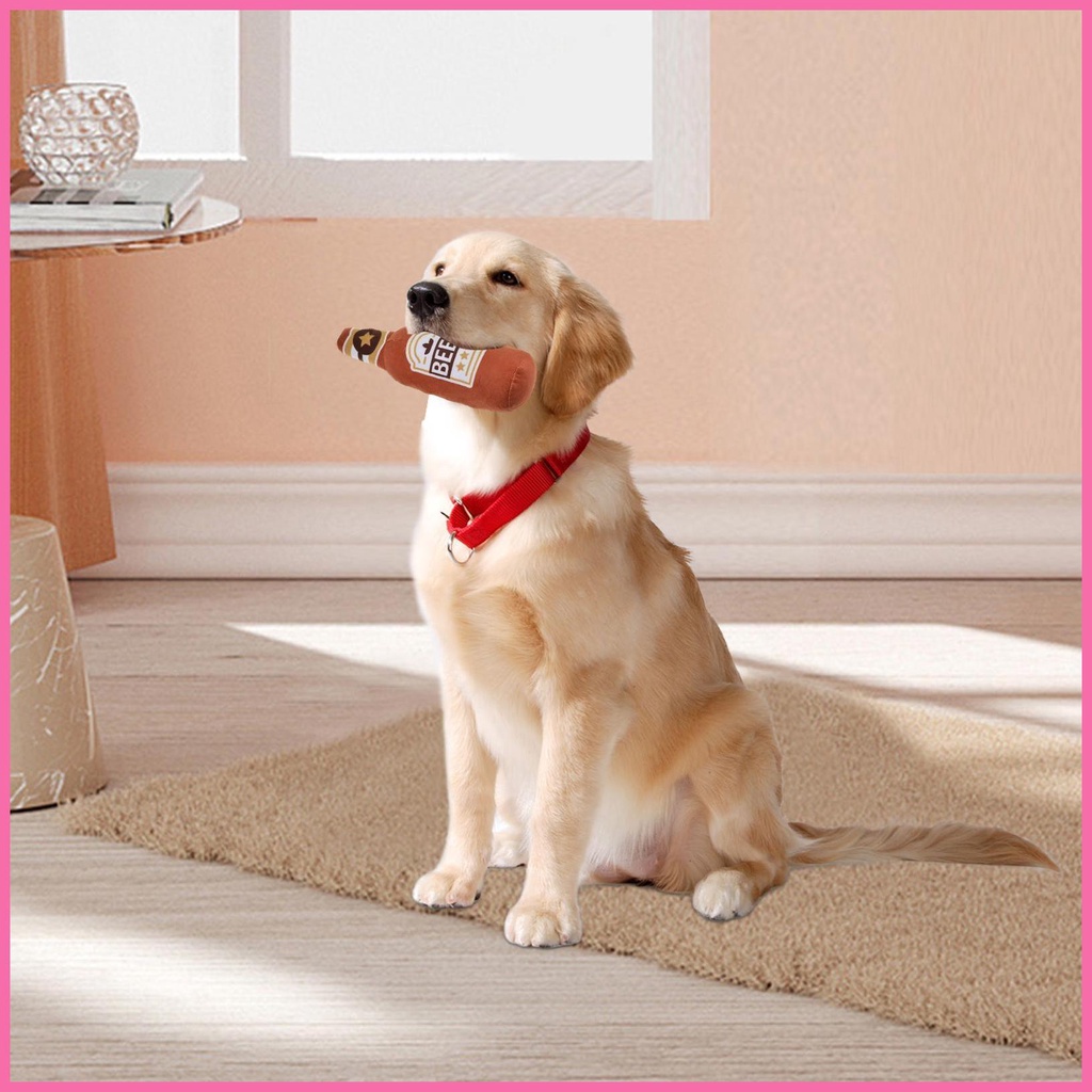 Đồ Chơi Bóp Phát Ra Tiếng Kêu Hình Chai Rượu Cho Chó Cưng