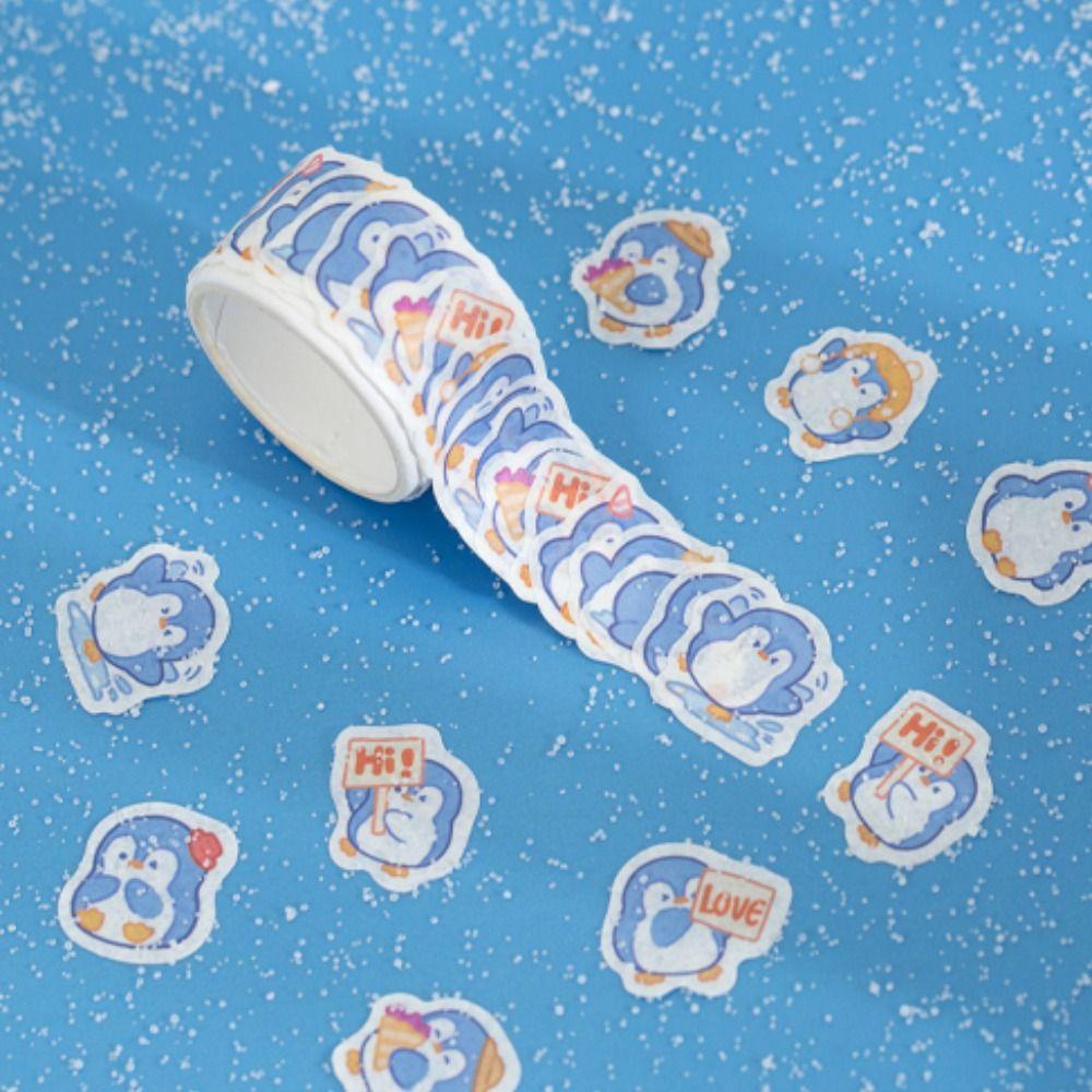 Cuộn 100 Miếng Dán Trang Trí Album Hình Sở Thú Dễ Thương