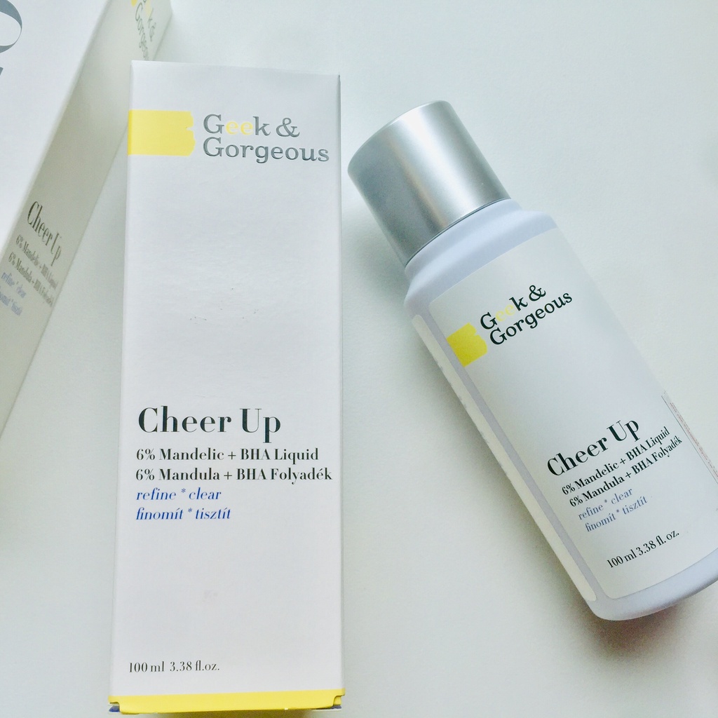 DUNG DỊCH TẨY DA CHẾT CHEER UP 5% MANDELIC ACID  +1% SALICYLIC GEEK &amp; GORGEOUS