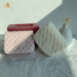 Khuôn silicon làm nến / túi xách / nến hình túi xách thời trang diy