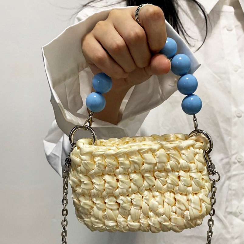 Túi Xách JASMIN NOIR Đeo Chéo Dây Chuỗi Hạt Thời Trang Dành Cho Nữ