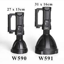 Đèn pin cầm tay siêu sáng chiếu xa 1000m chống thấm nước có chân đế W590 đèn pin QUÂN ĐỘI