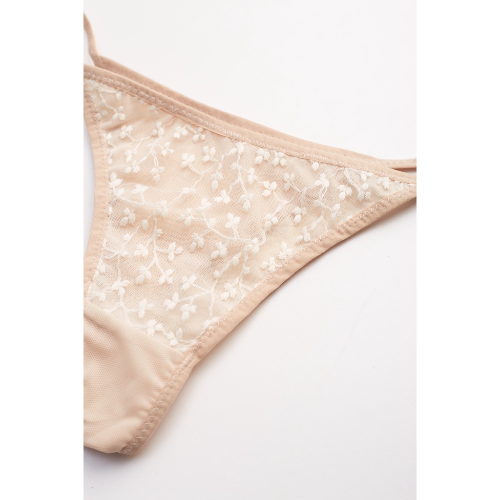 Áo, quần lót Camila hoa nhí kem, kèm đệm mỏng Lace.thelabe | BigBuy360 - bigbuy360.vn