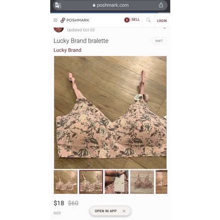 Áo Bralette Lucky Brand XK