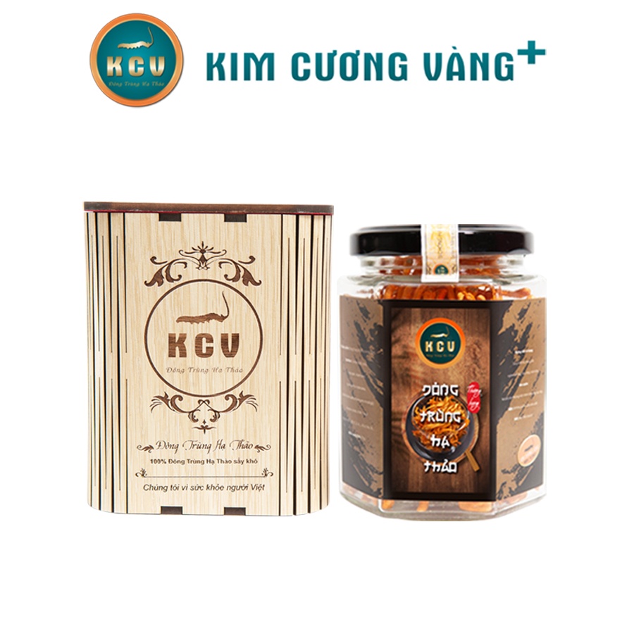 Combo Đông Trùng Hạ Thảo + Nhụy Hoa Nghệ Tây Kim Cương Vàng (1g/Hộp) - Tặng 1 Hộp Mặt Nạ C13