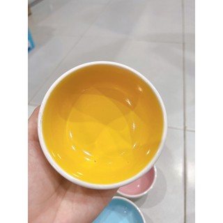 Chén ăn sứ tròn / chén sứ màu cho hamster