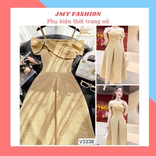 V3338 Váy 2 dây trễ vai [DVC&ACC] váy xoè 2 dây dáng dài tiểu thư