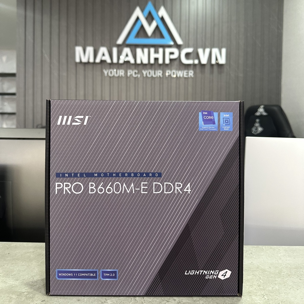 Mainboard MSI PRO B660M-E/B760M-E DDR4 hàng chính hãng bảo hành 36 tháng
