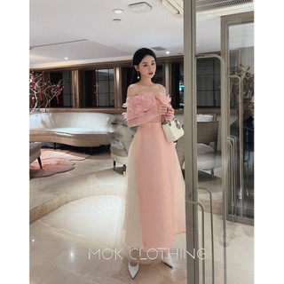 Áo dài cách tân trễ vai