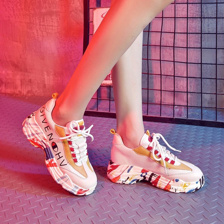 [ORDER] Giày sneaker ulzzang đế bự vẩy sơn
