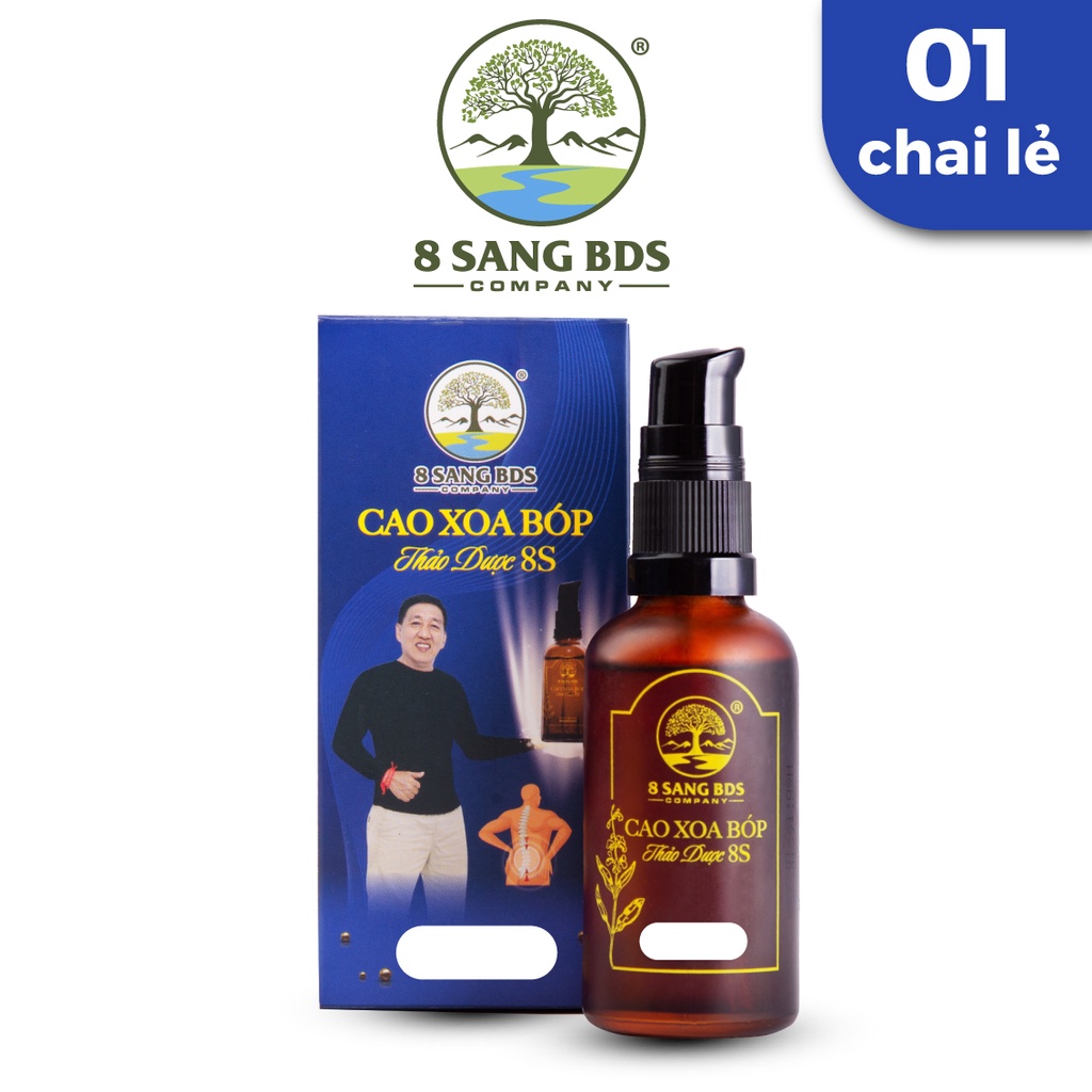 Cao Xoa Bóp Thảo Dược 8S Giảm Đau Nhức Xương Khớp