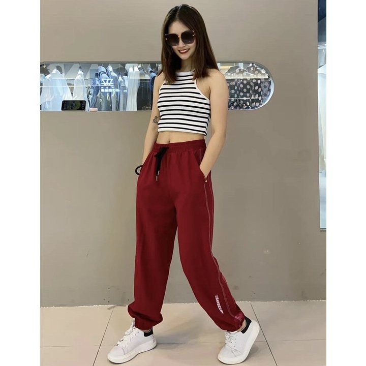 Quần Jogger vải gió tencel siêu cá tính mềm mại thoải mái | BigBuy360 - bigbuy360.vn