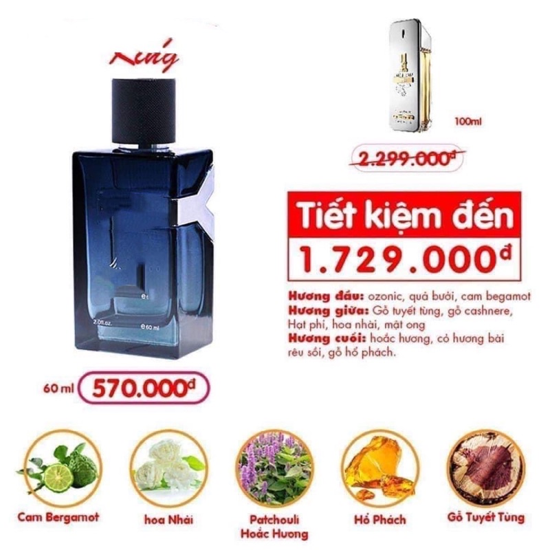 Nuoc hoa king 60ml
