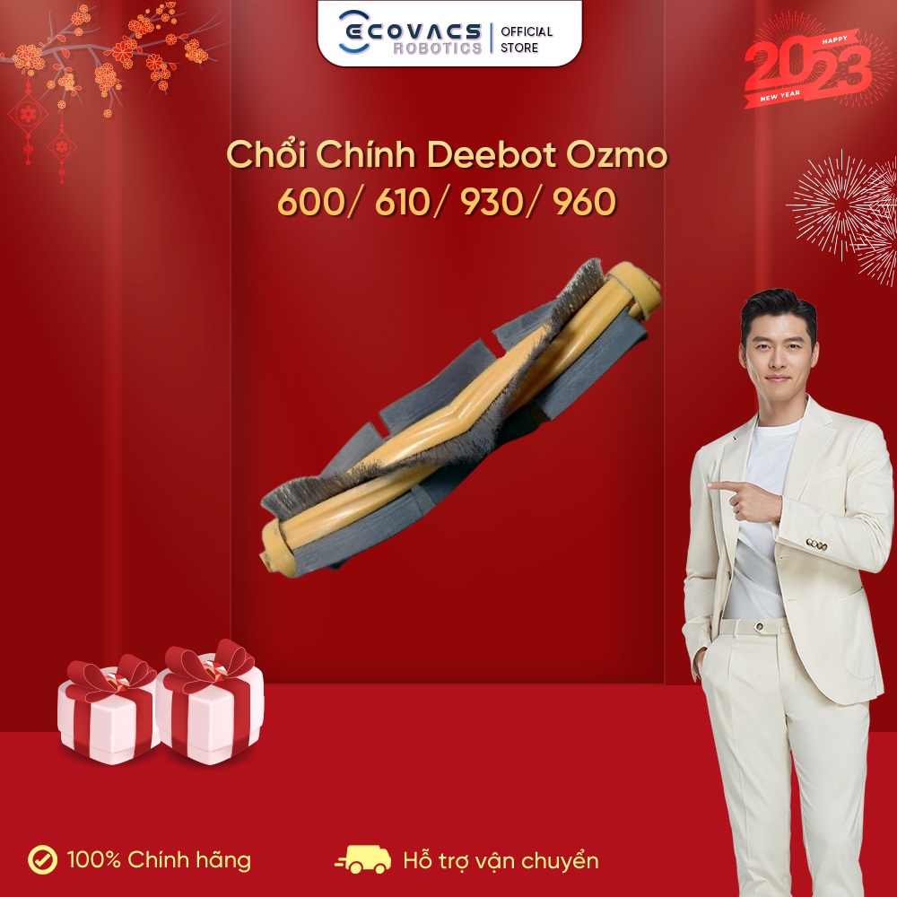 Chổi Chính Robot Ecovacs Deebot OZMO 600/610 /930 /960 /DD35 - Hàng Chính Hãng