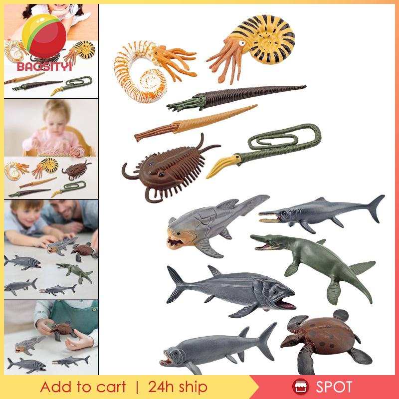 [Baosity1] Set 6 Động Vật Biển Cả Trước Giáo Dục Sớm Cho Bé