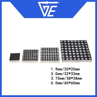 Led ma trận 8 X 8 âm chung và dương chung nhiều kích thước