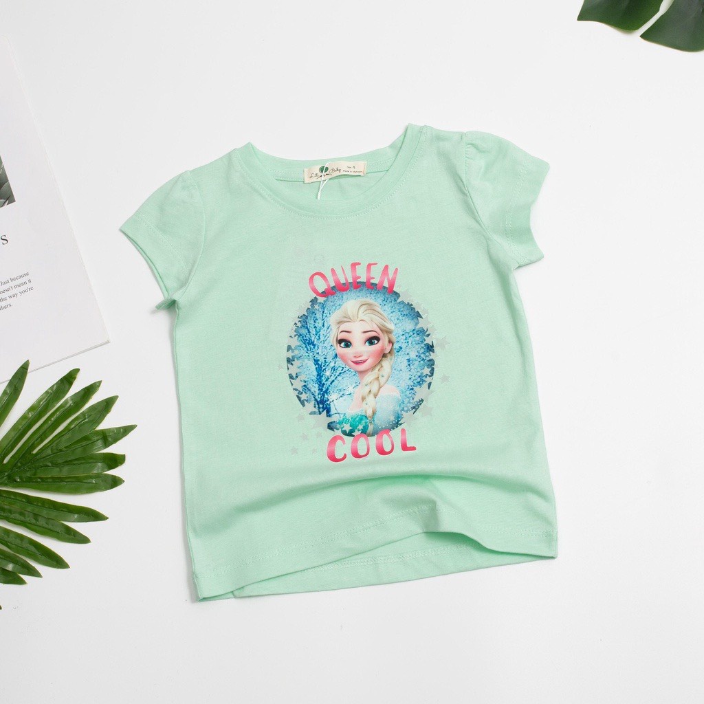 SALE Áo cộc tay mùa hè cho bé gái siêu xinh . Thương hiệu Litibaby